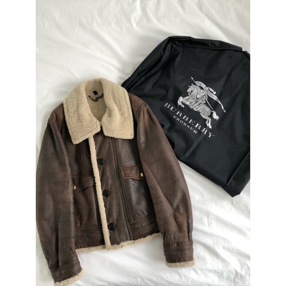 Burberry Prorsum AW10 Shearling Aviator Jacket